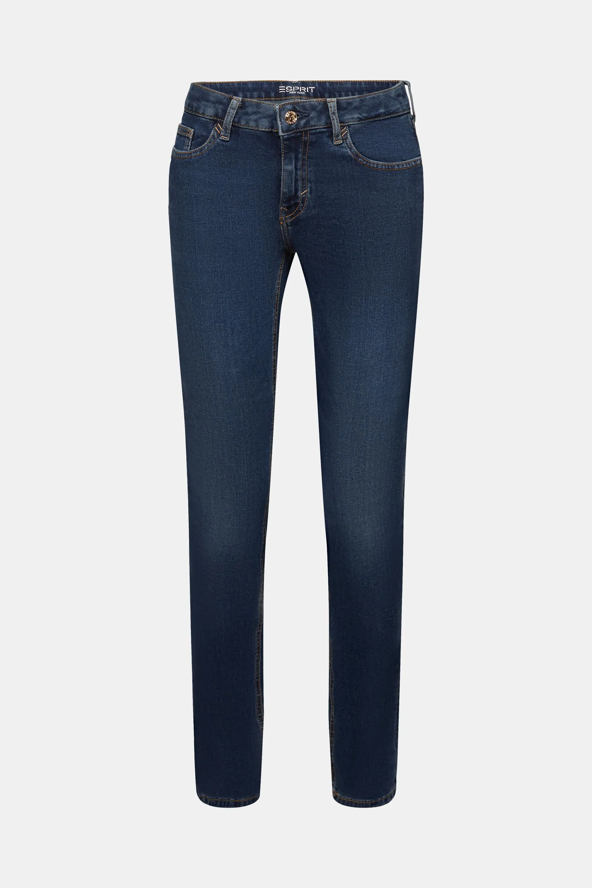 Jean stretch de coupe Slim Fit à taille mi-haute