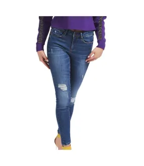 Jean Ultra Skinny Bleu femme Guess Shed