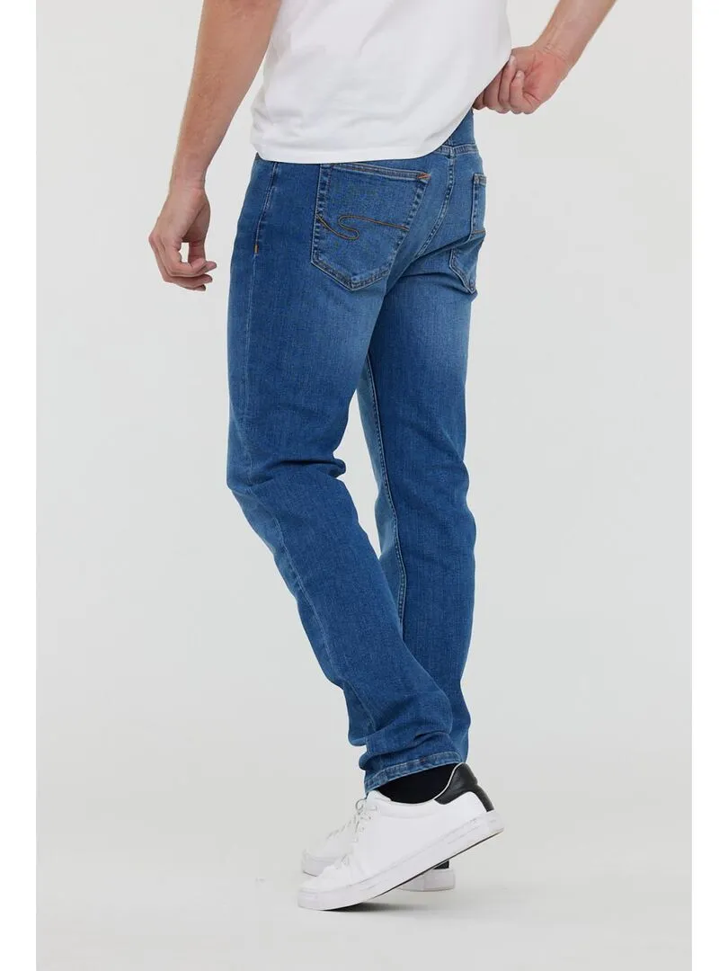 Lee Cooper - Jean coton straight LC126ZP - Bleu