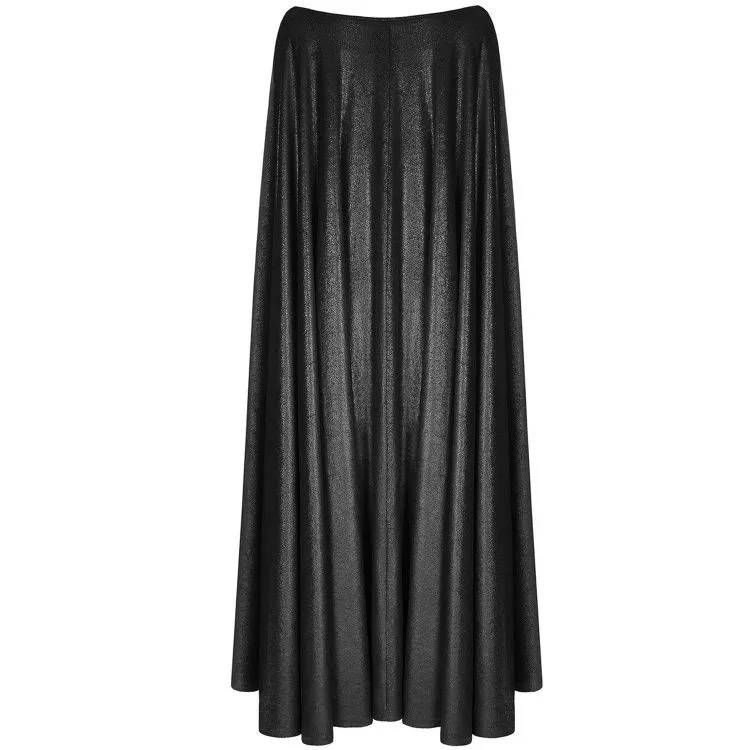 Longue Robe Cape Gothique 'Nightspell' Noire