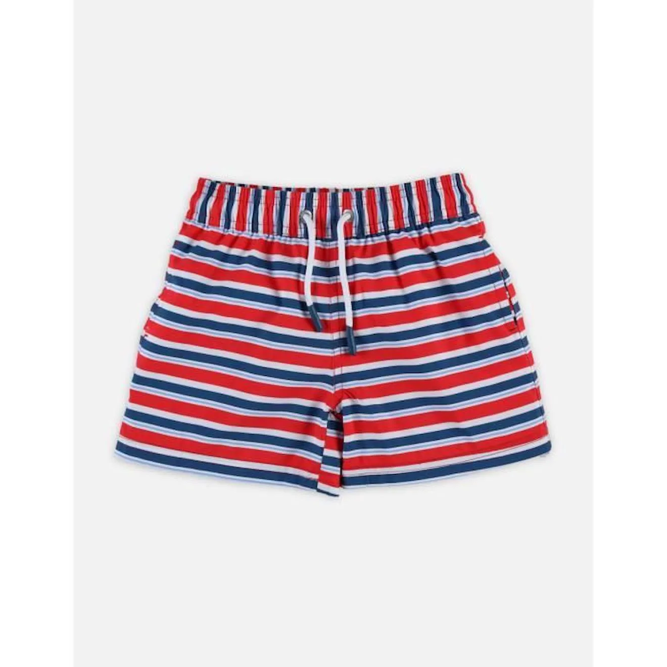 Maillot short Rayé rouge - Archimède