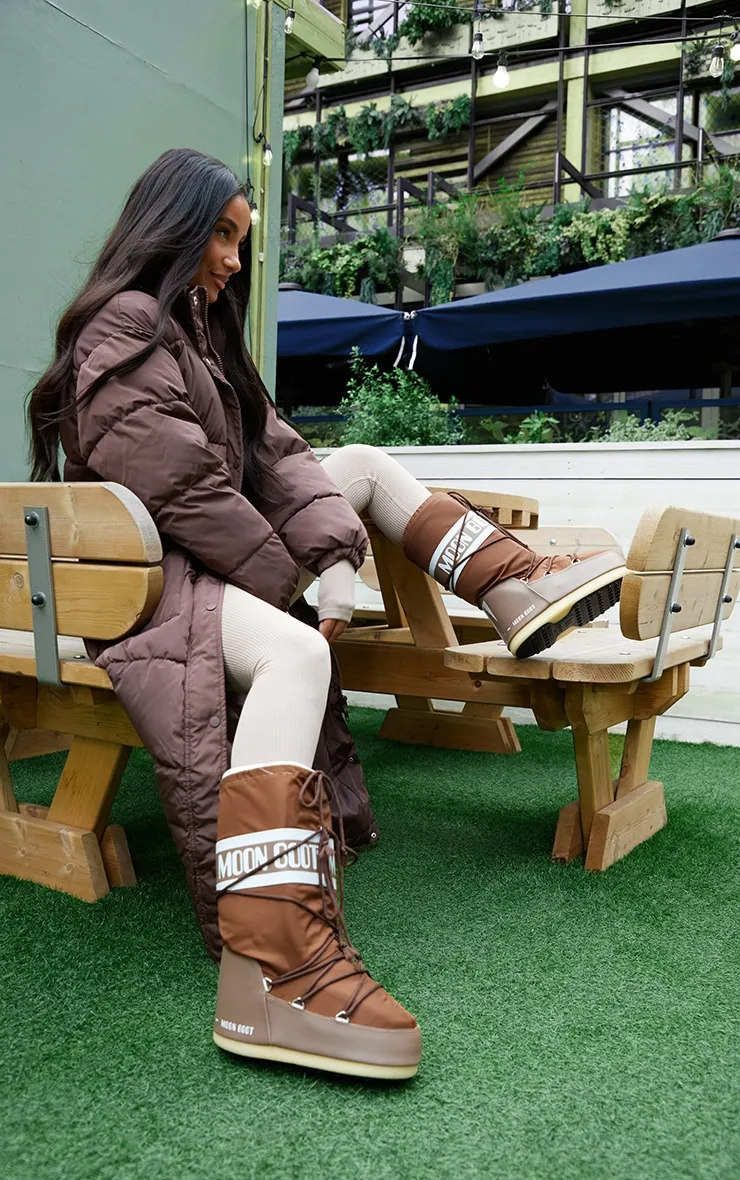 MOON BOOT Bottes Icon chocolat