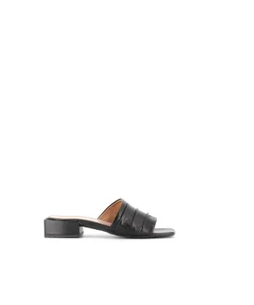 MULE LIVIA CUIR NOIR