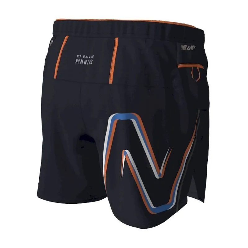 New Balance Graphic Impact Run 5 Inch Short - Short running homme | Hardloop