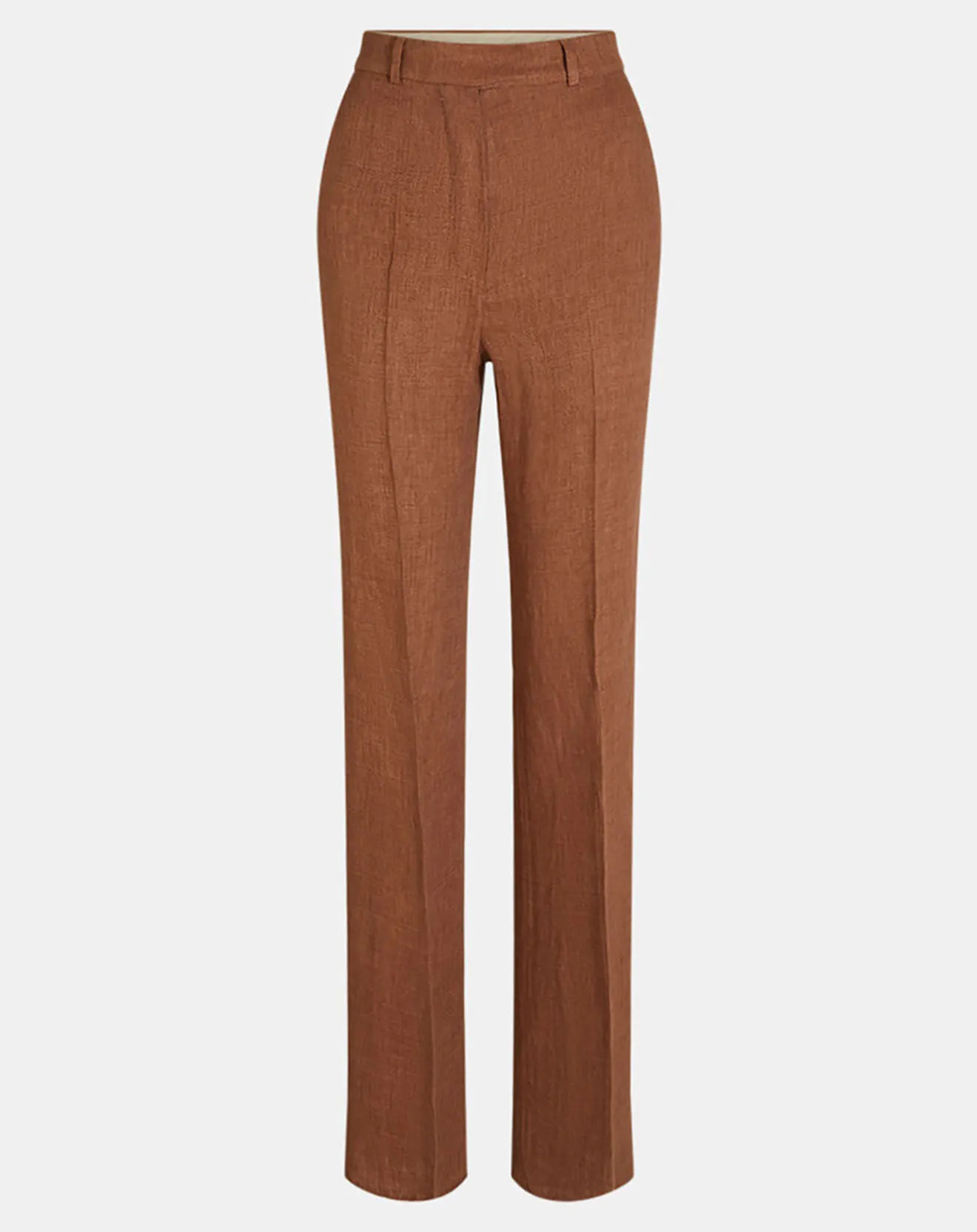 Pantalon 100% Lin Alcano marron