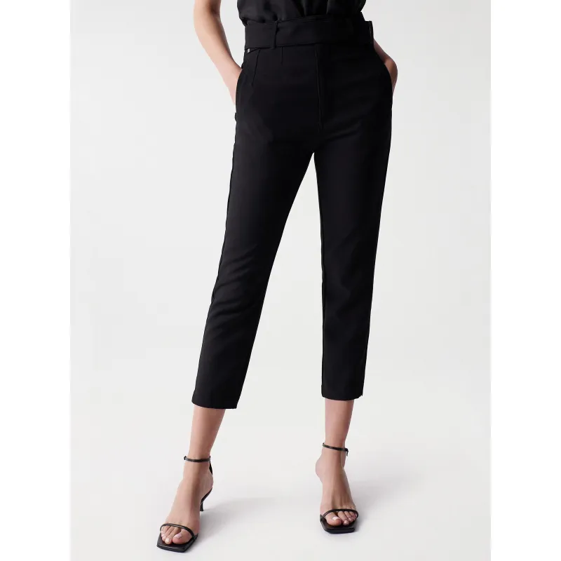 Pantalon slim christina city lin blanc femme - Hbt | wimod