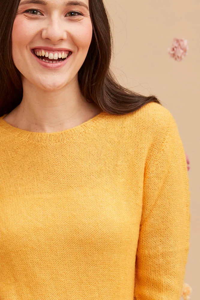 Petit pull laine mohair pour femme