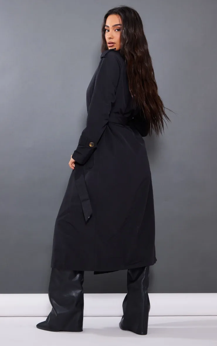 Petite Trench oversize noir