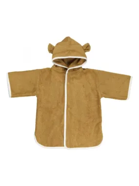 Poncho-robe - Baby - Bear - Ochre, Ochre-One Size - Marron