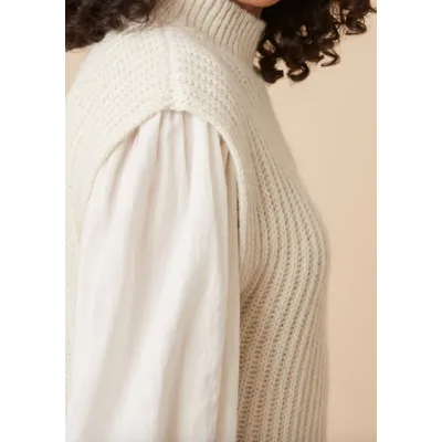 Pull Bulon - creme - Des petits hauts