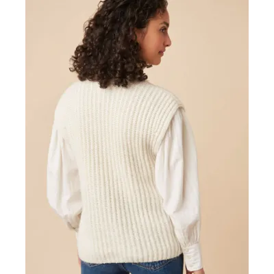 Pull Bulon - creme - Des petits hauts