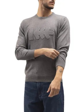 Pull Klout Relieve Gris pour Homme