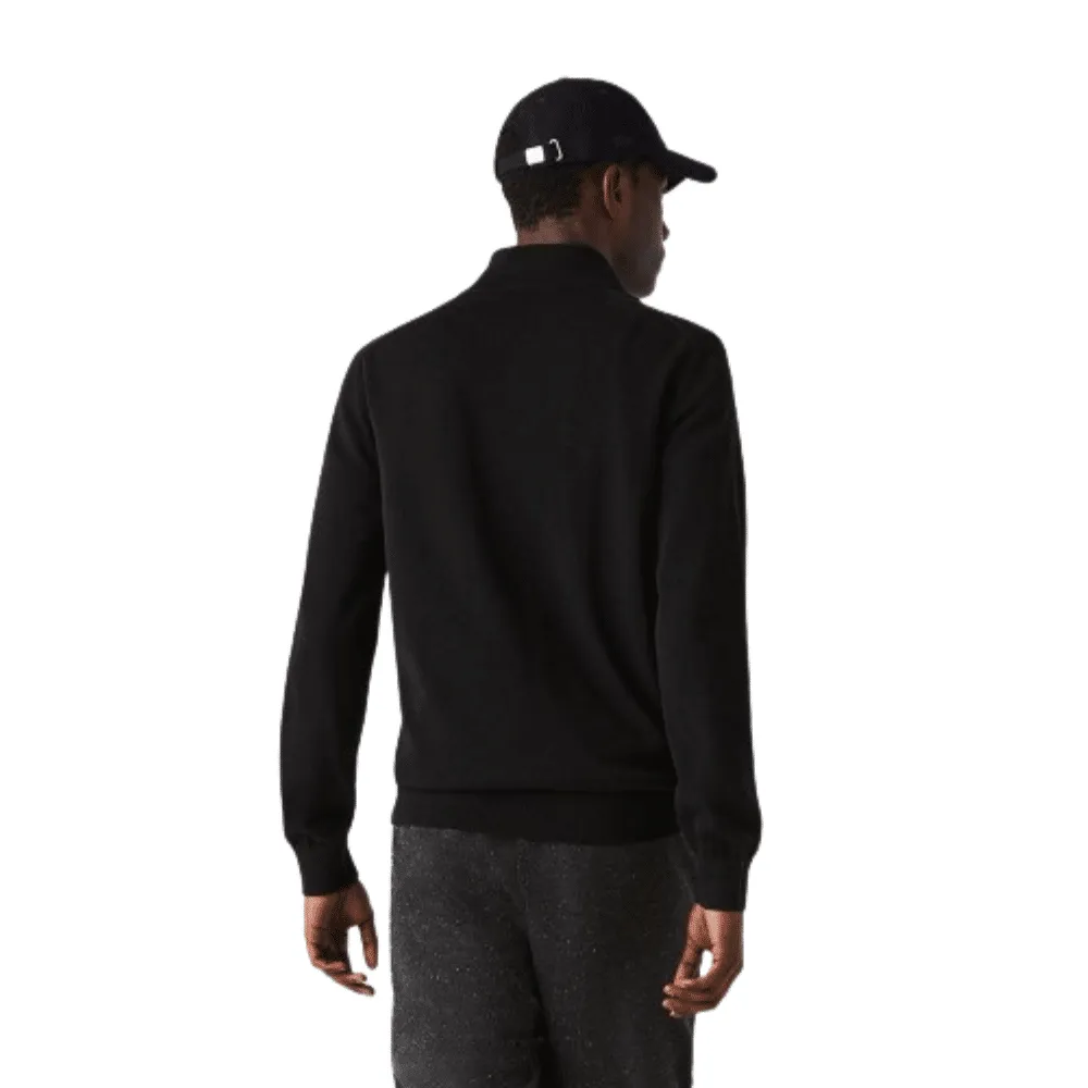 pull Lacoste zippé noir - Sport Aventure