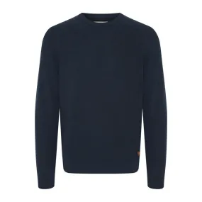 Pull manches longues homme bleu nuit en coton Blend - Pull / Gilet / Sweatshirt Homme sur MenCorner