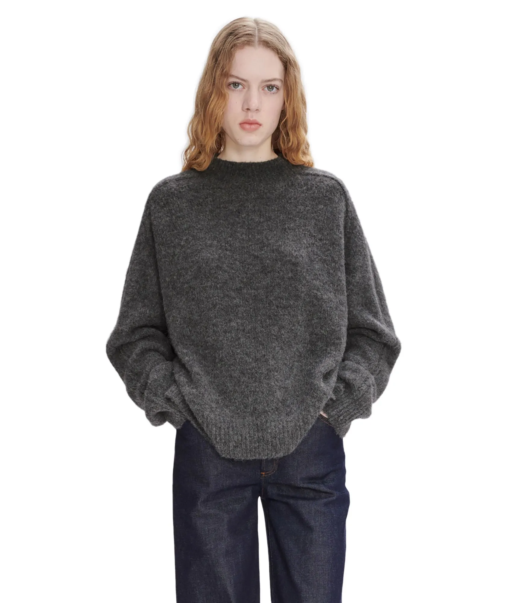 Pull Naomie Anthracite chiné | A.P.C.