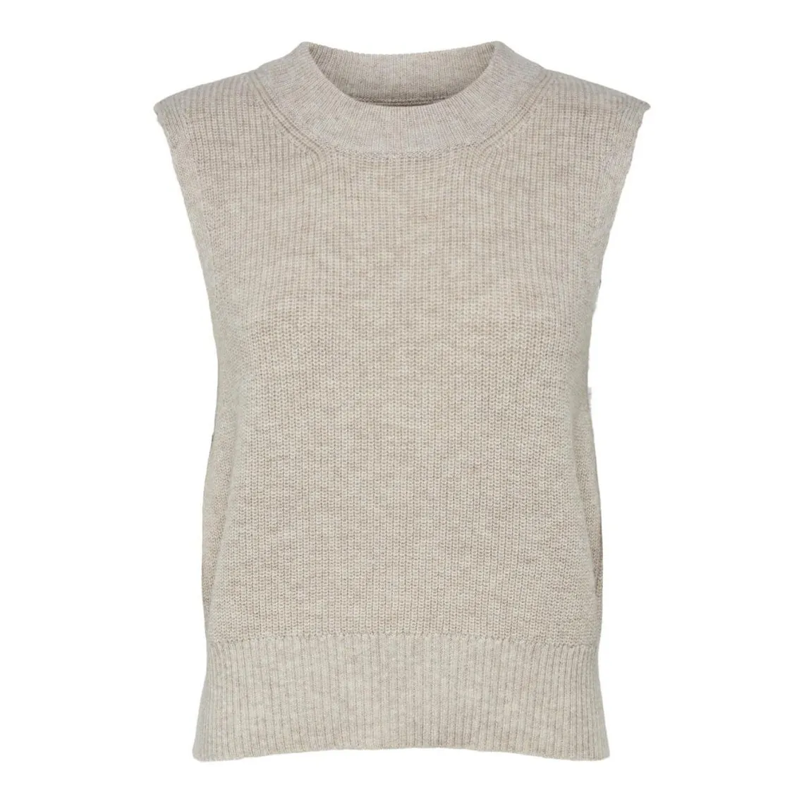 Pull sans manches beige | 3 Suisses