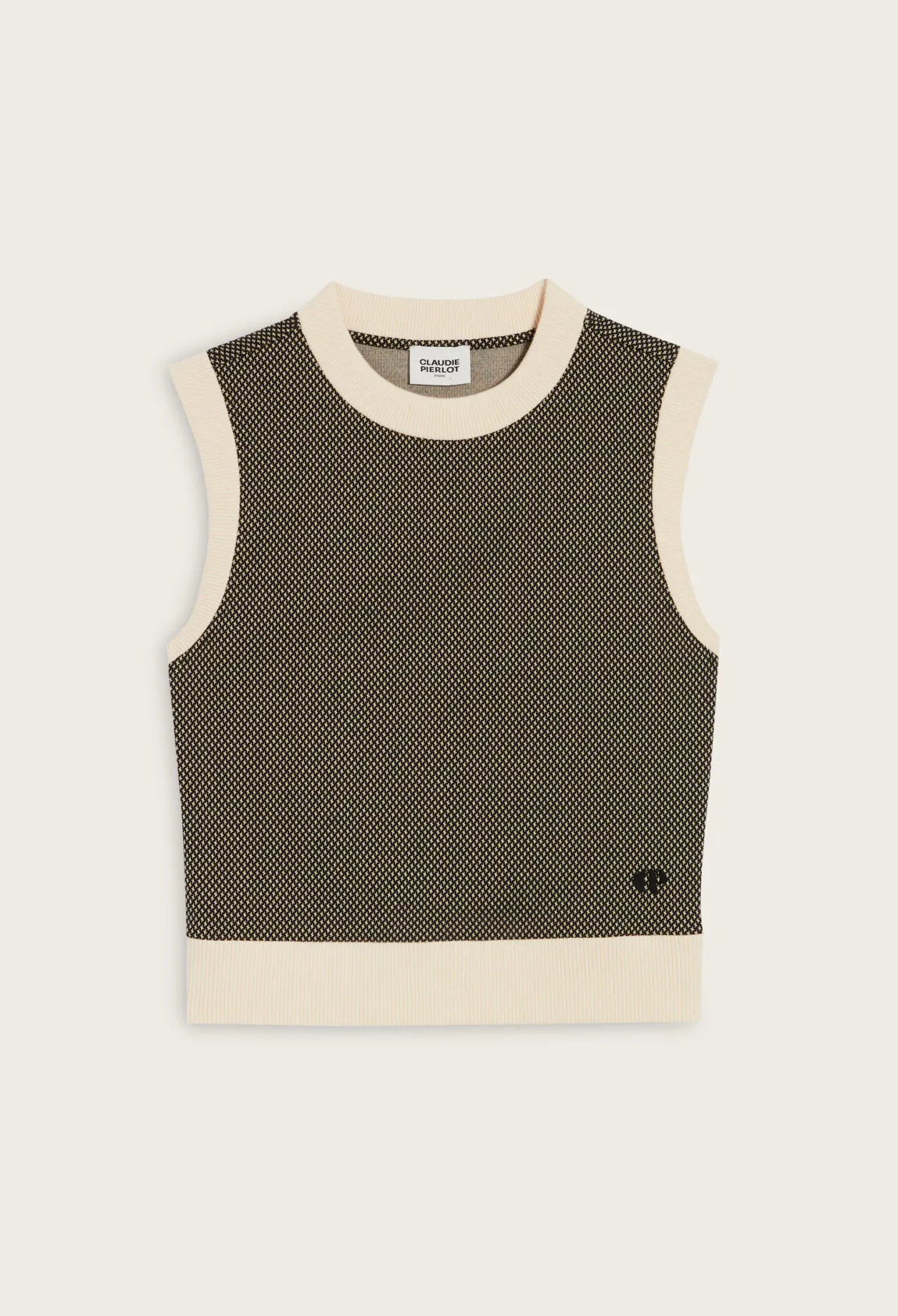 Pull sans manches chocolat | Claudie FR