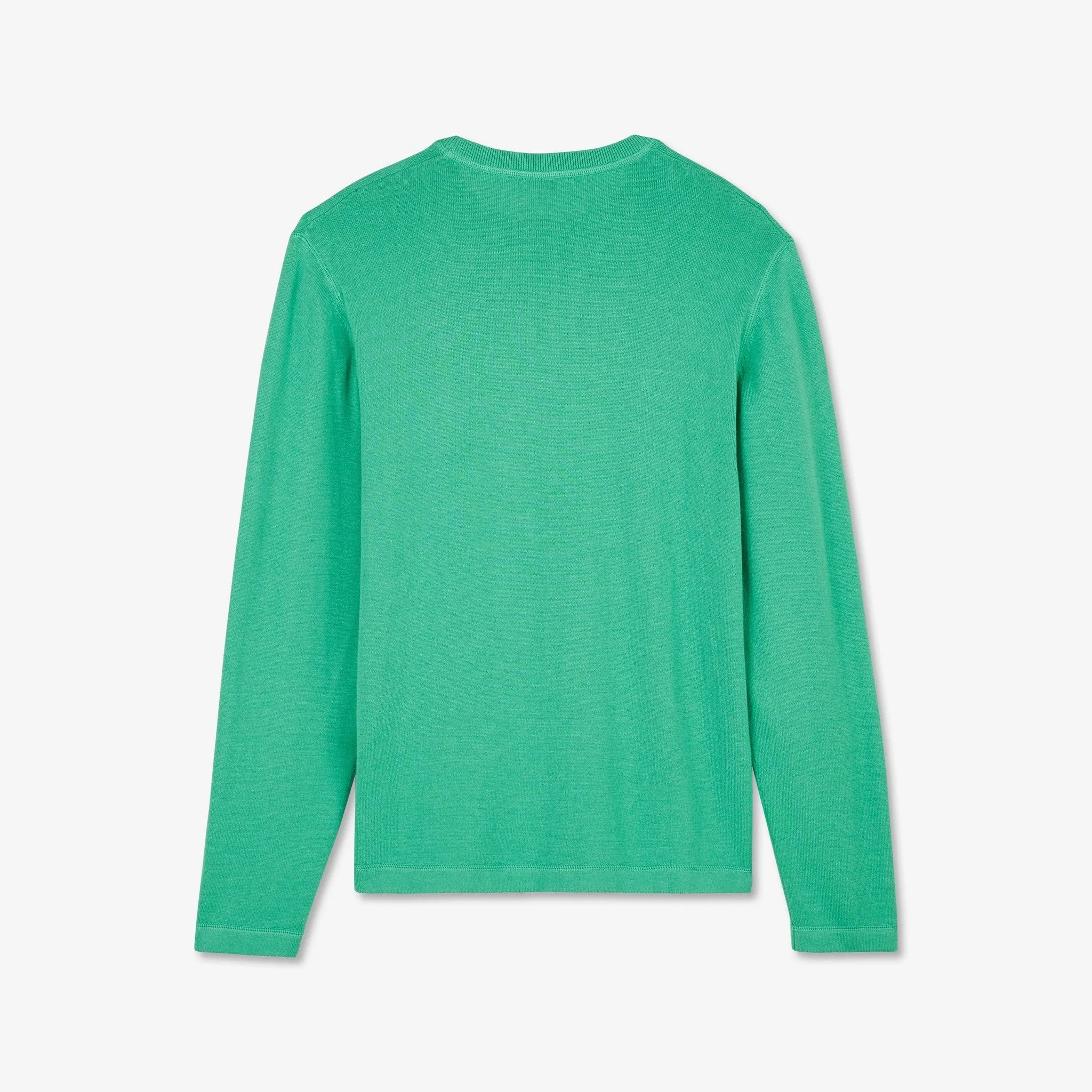 Pull vert en coton et modal