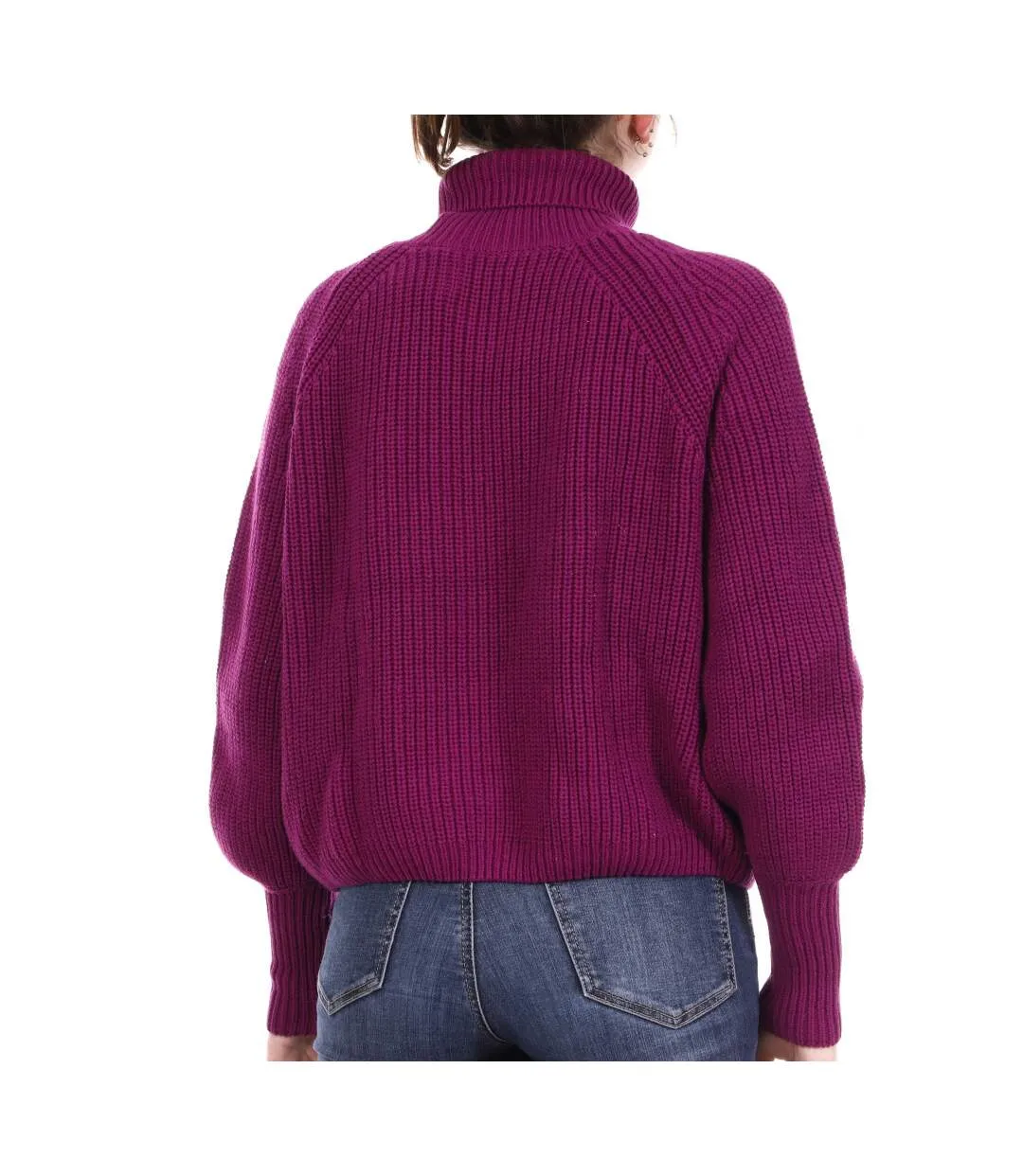 Pull Violet Femme Superdry Amy Ribbed