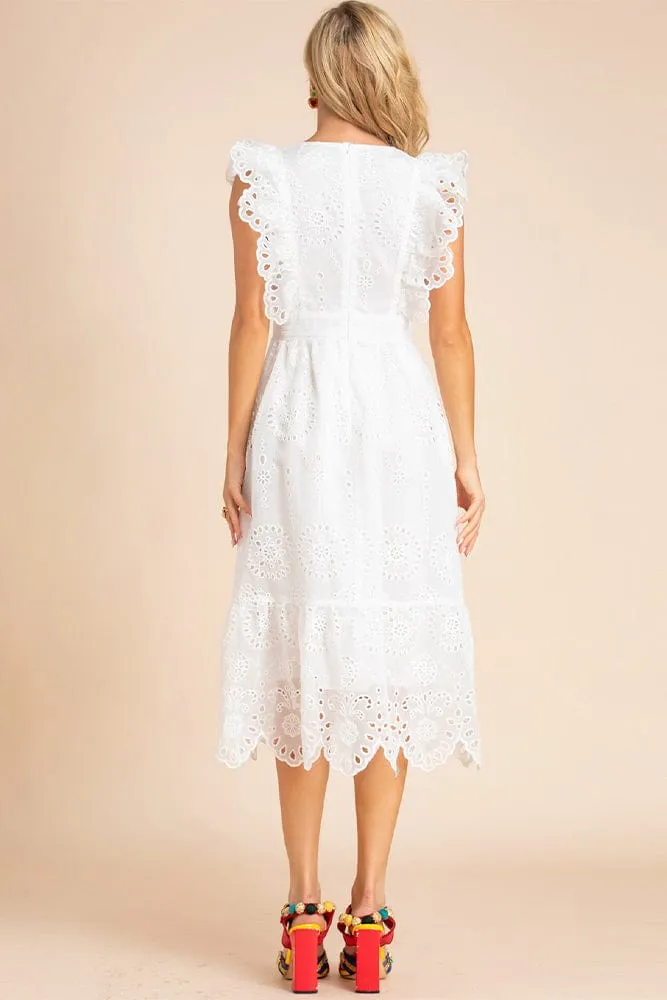 Robe Broderie Anglaise Vintage