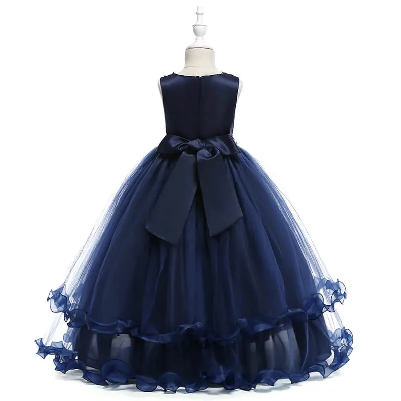 Robe de Princesse Bleu Nuit