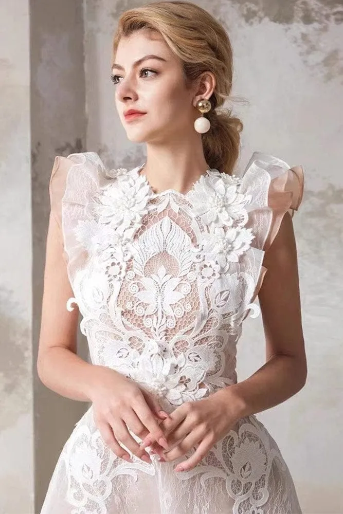 Robe Dentelle Cocktail Mariage