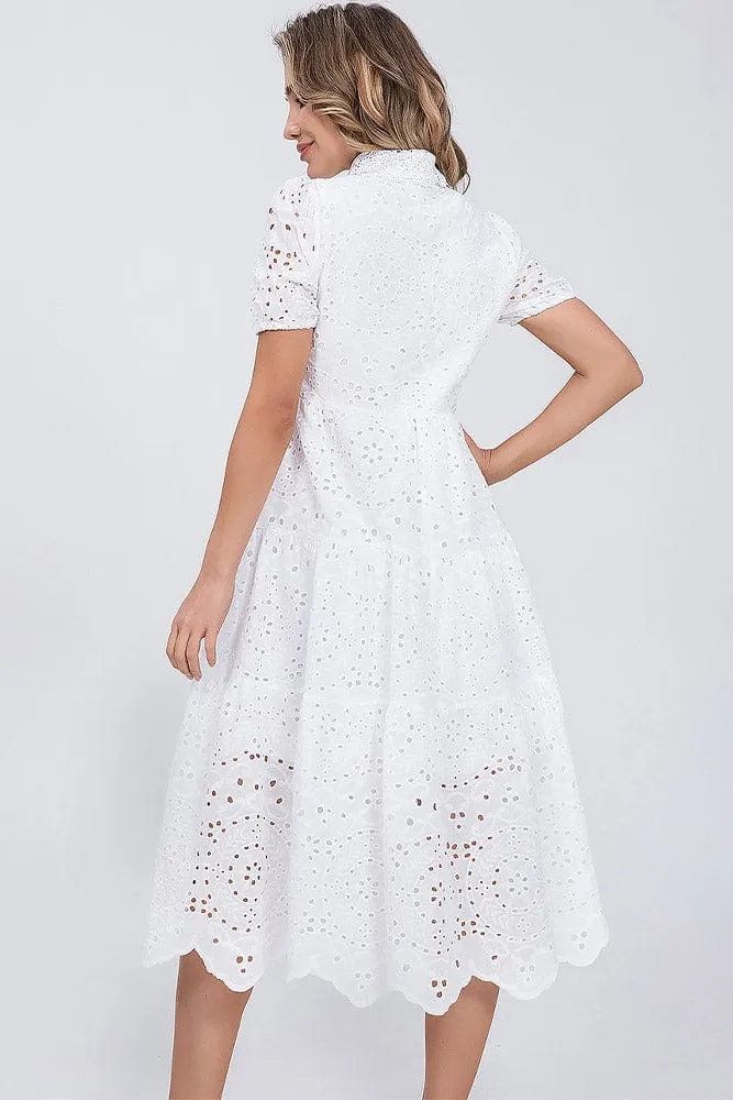 Robe Longue Broderie Anglaise