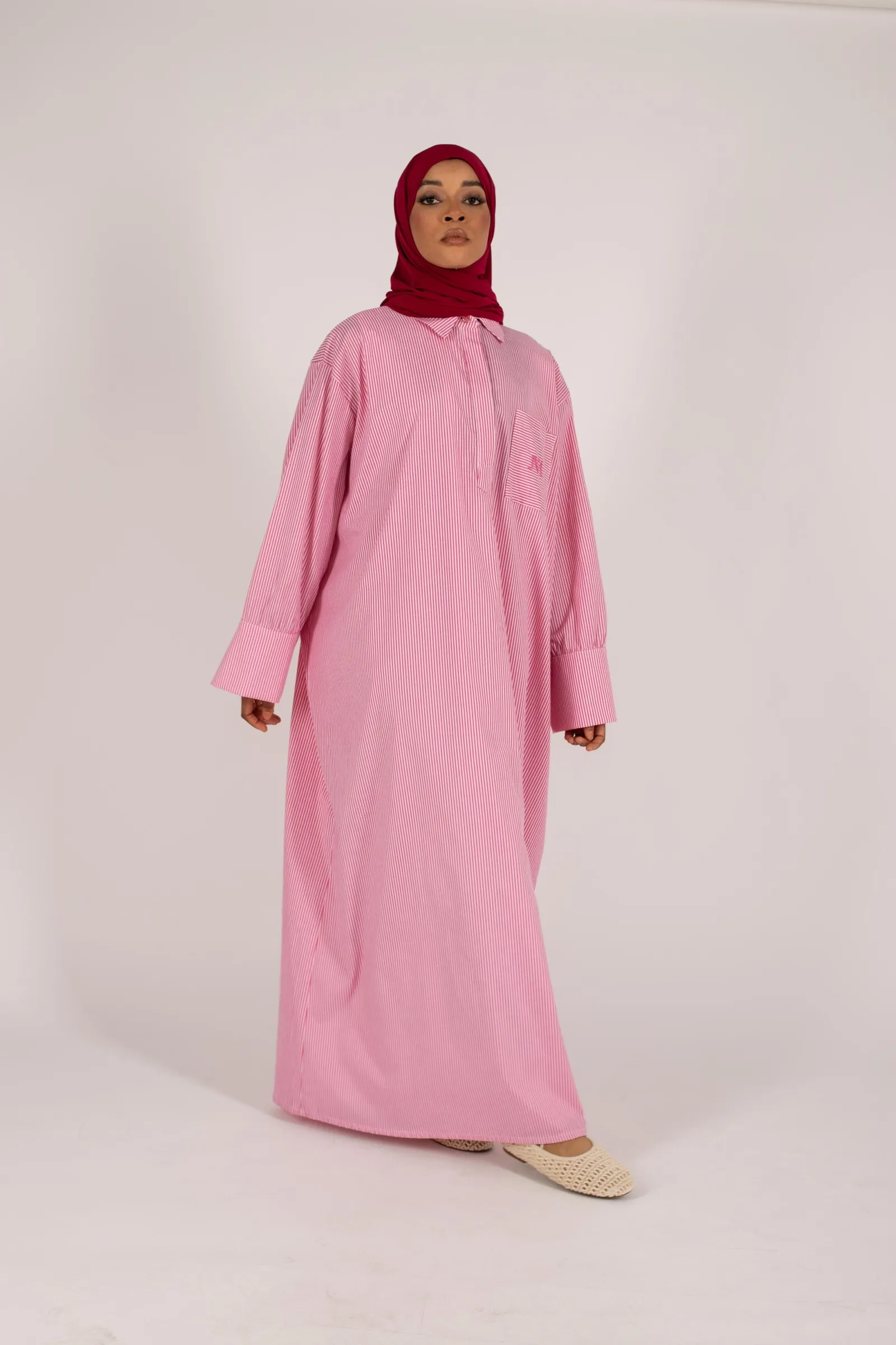 Robe santorin Fushia