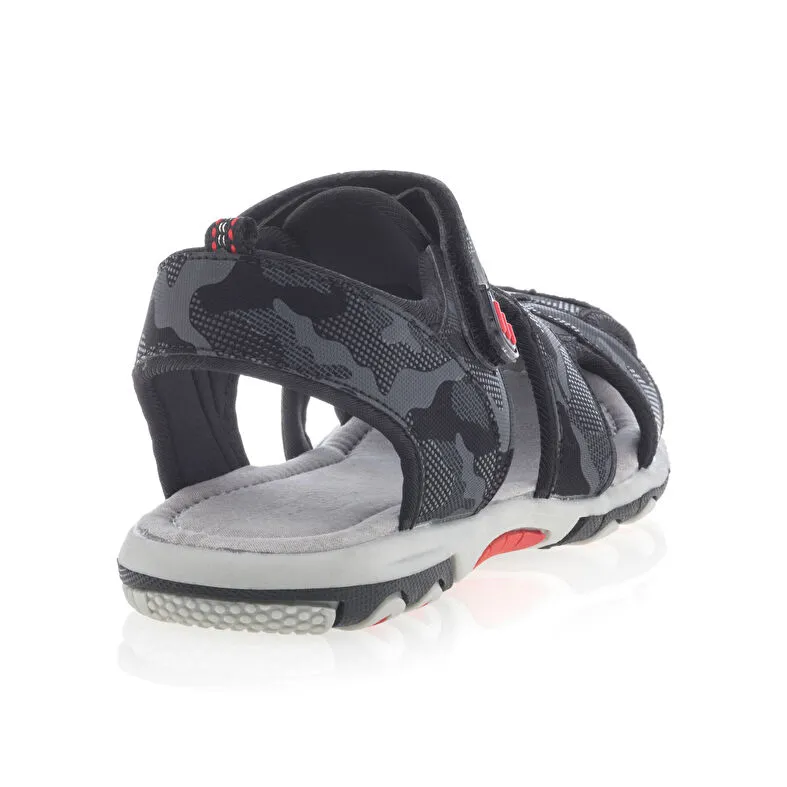 Sandales / nu-pieds Garcon Noir Off Road : Sandales / Nu-pieds . Besson Chaussures