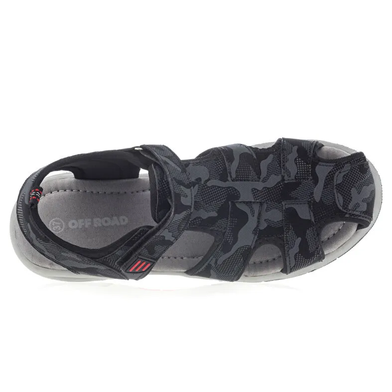 Sandales / nu-pieds Garcon Noir Off Road : Sandales / Nu-pieds . Besson Chaussures