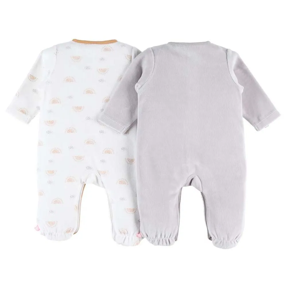 Set de 2 pyjamas velours (12m) - Babou & Kendi