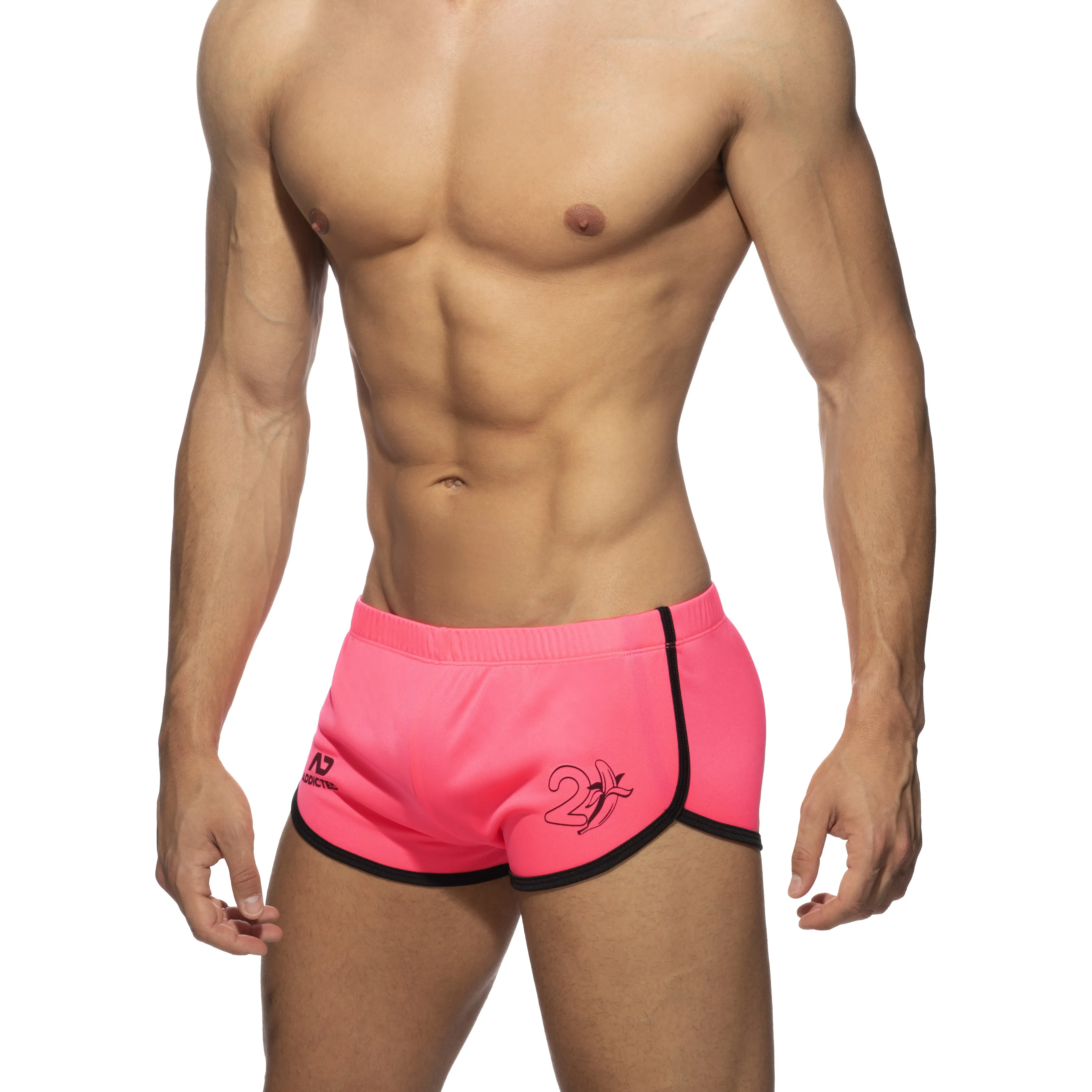 Short Banana - rose fluo - ADDICTED : vente short homme ADDICTED