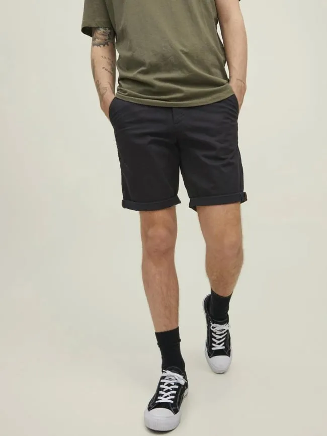 Short chino bowie noir homme - Jack & Jones | wimod