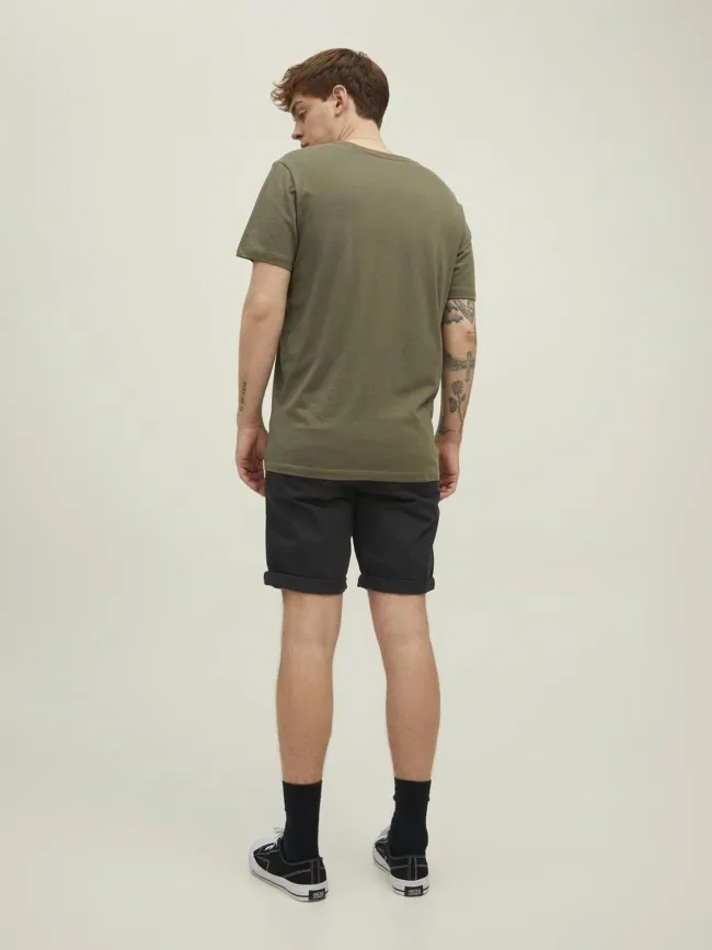 Short chino bowie noir homme - Jack & Jones | wimod