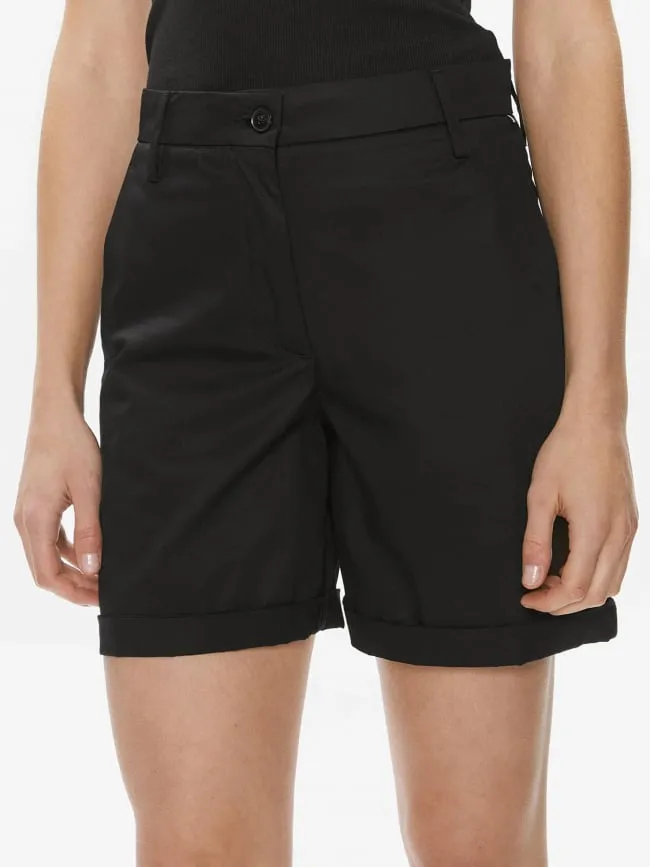 Short chino co blend noir femme - Tommy Hilfiger | wimod