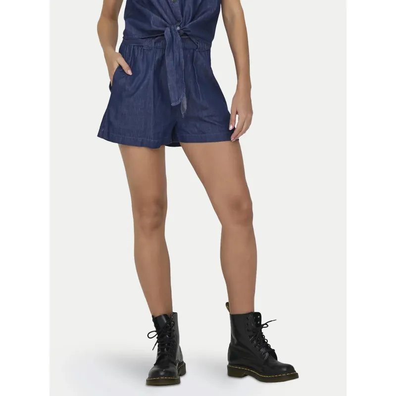 Short chino co blend noir femme - Tommy Hilfiger | wimod