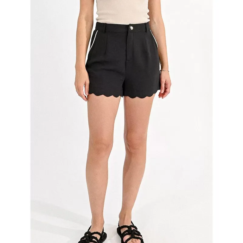 Short chino co blend vert femme - Tommy Hilfiger | wimod