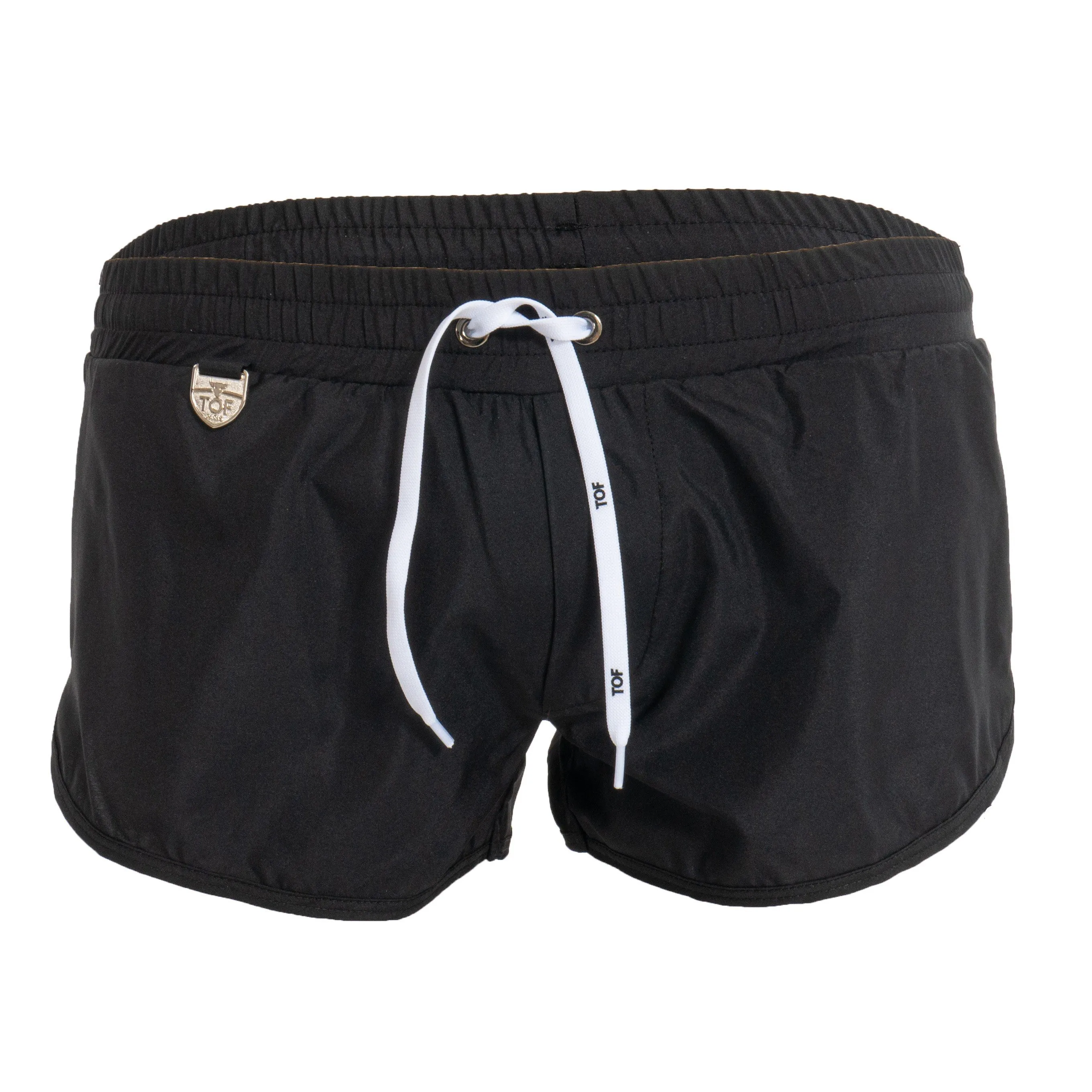 Short court de bain Beach - noir - TOF Paris : vente short de bain ...