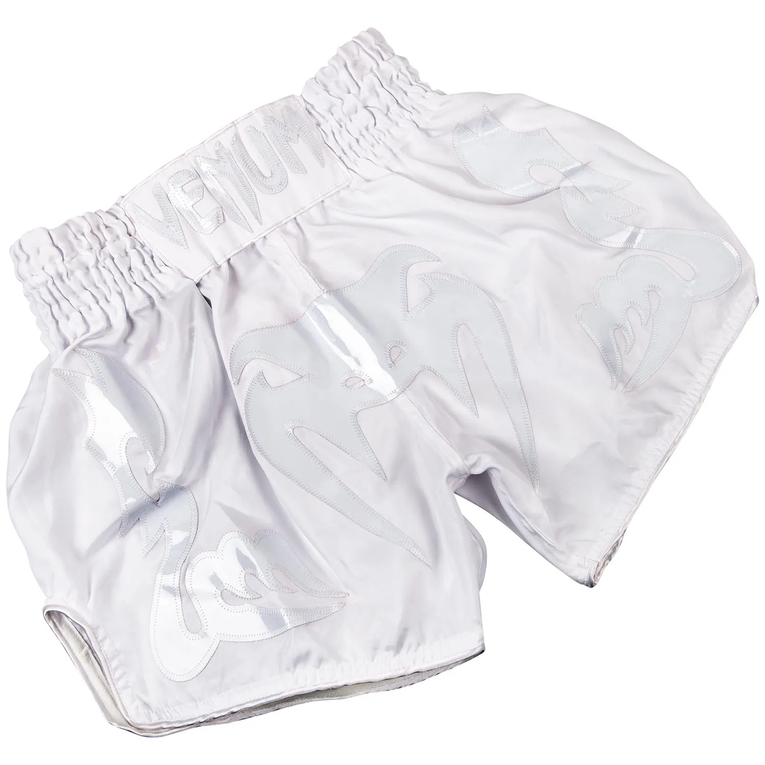 Short de boxe thaï Venum Bangkok Inferno - Blanc