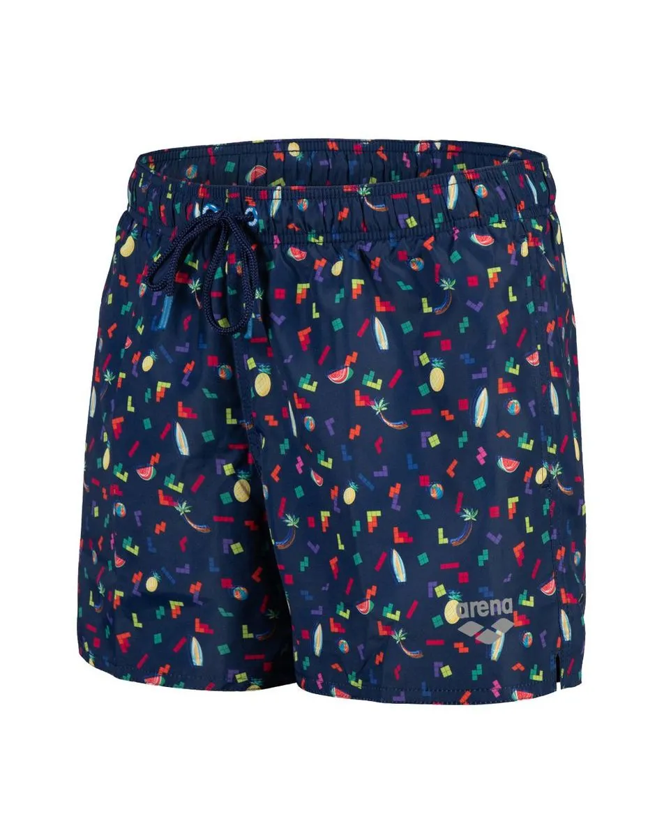 Short de natation Homme MEN S BEACH SHORT ALLOVER Bleu