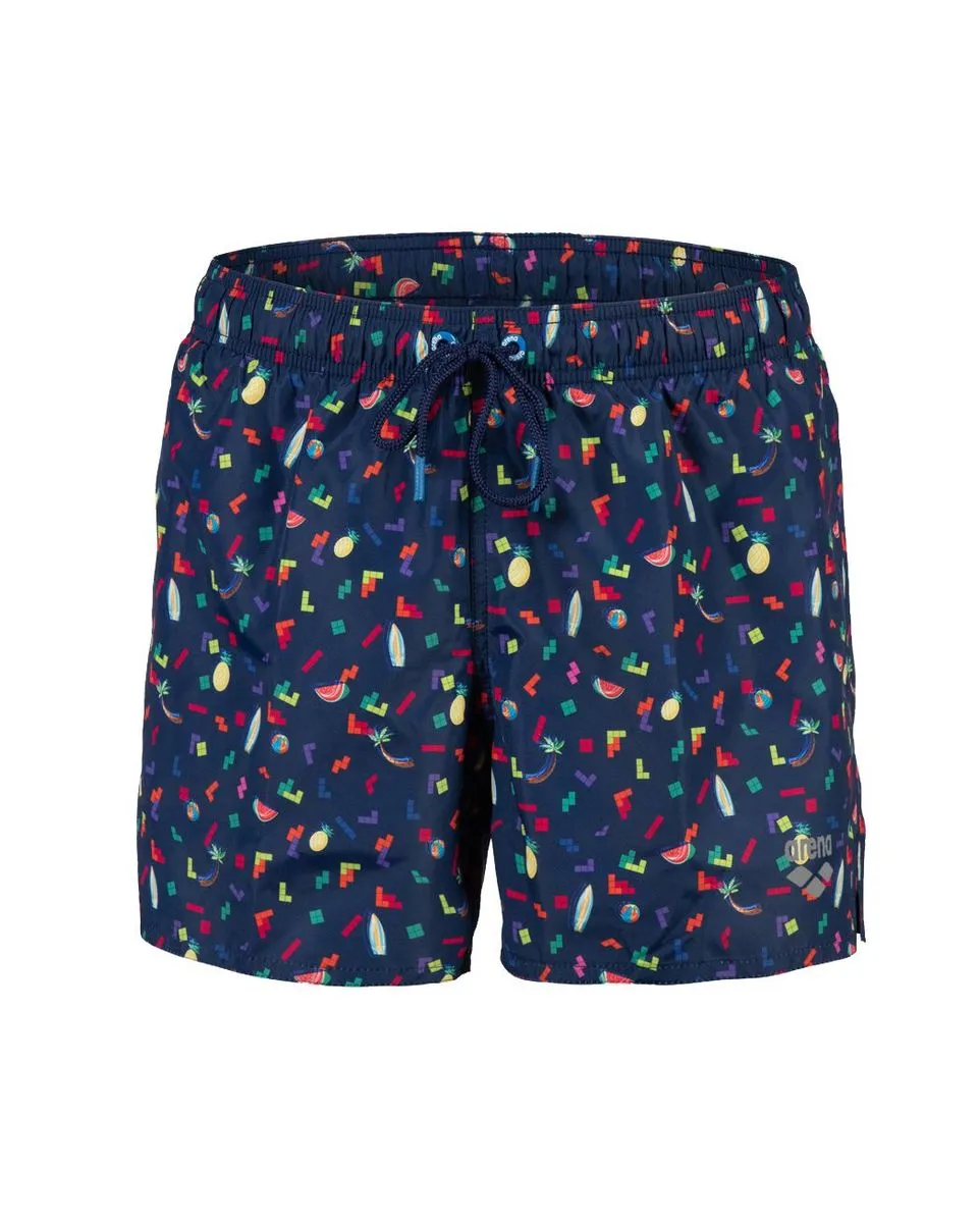 Short de natation Homme MEN S BEACH SHORT ALLOVER Bleu