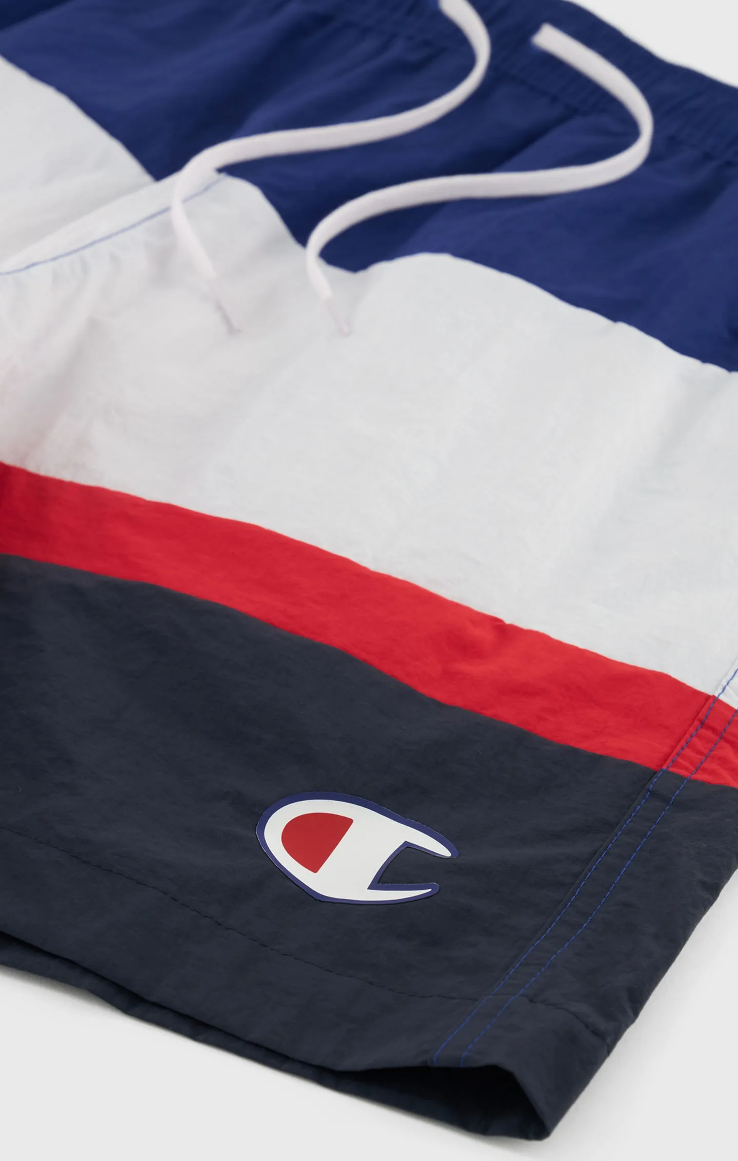 Short de plage multicolore en nylon froissé | Champion France