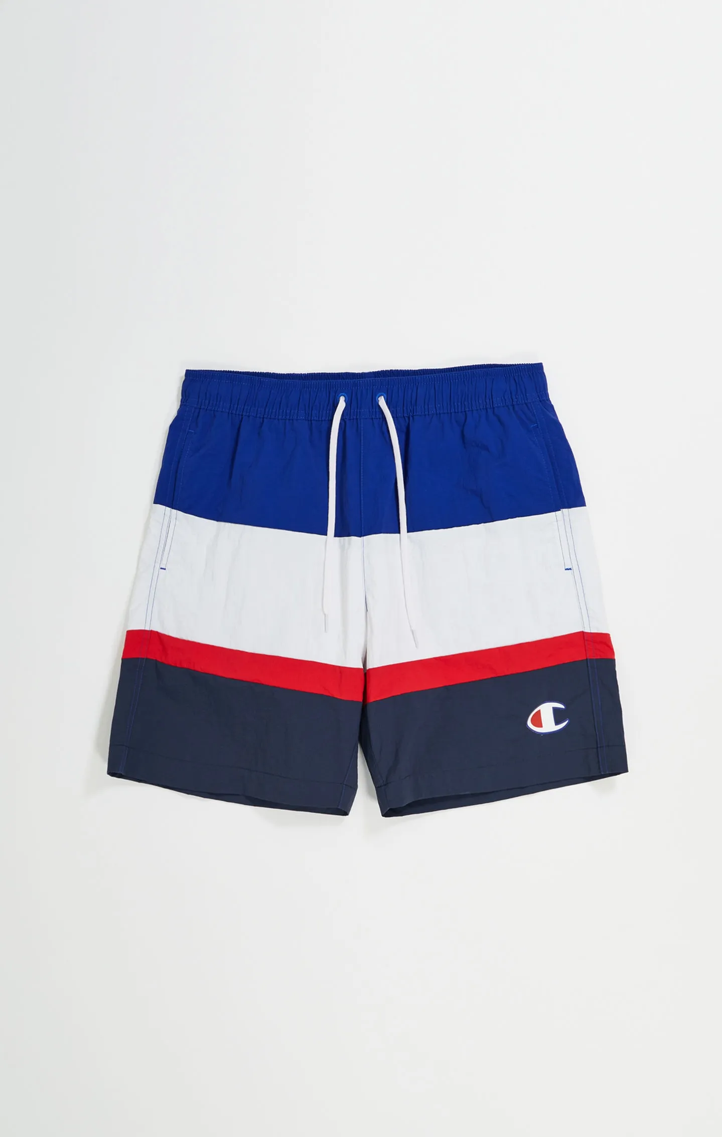 Short de plage multicolore en nylon froissé | Champion France