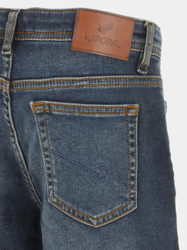 Short en jean decox dual bleu marine garçon - Kaporal | wimod