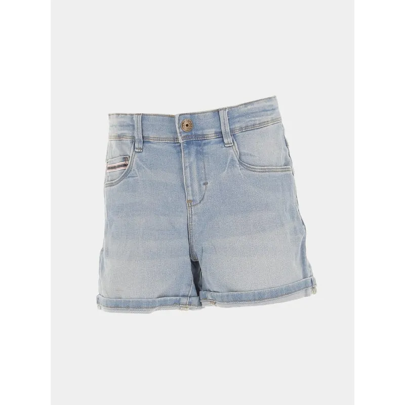 Short en jean romy ice bleu clair fille - Kaporal | wimod