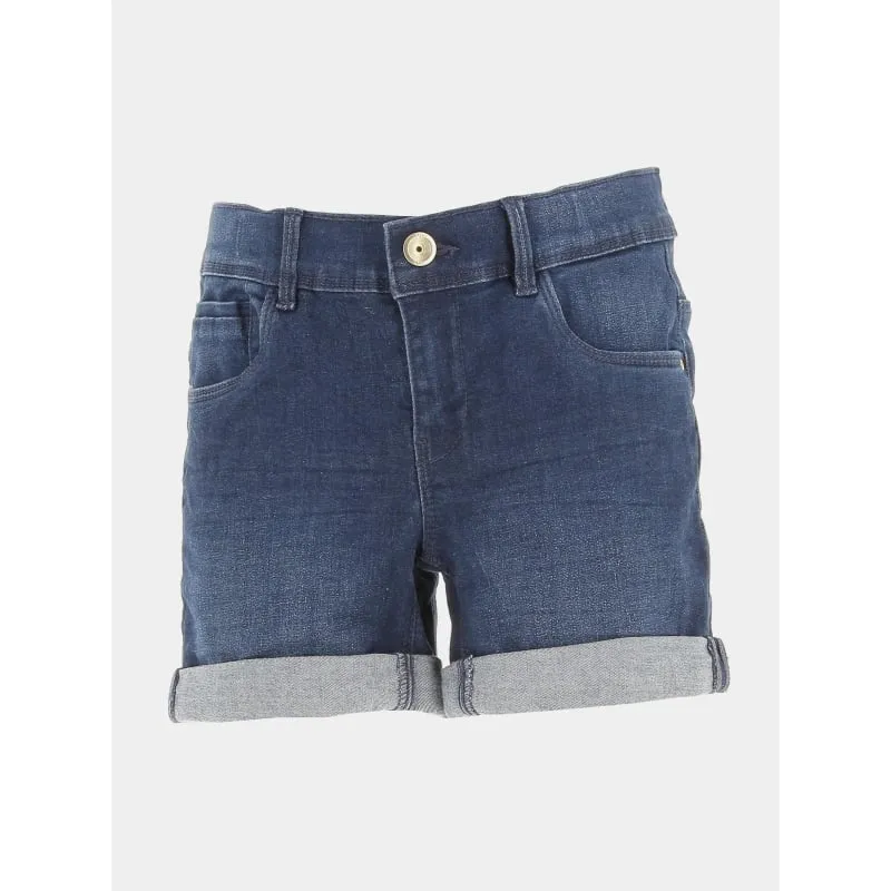 Short en jean romy ice bleu clair fille - Kaporal | wimod