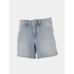 Short en jean romy ice bleu clair fille - Kaporal | wimod