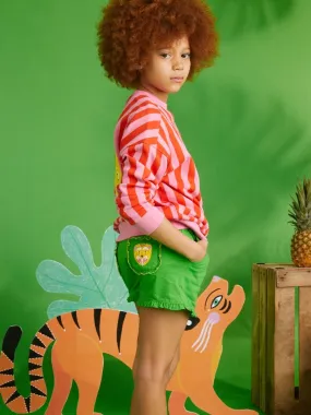 Short en maille volanté X Ariane Butto - Vert