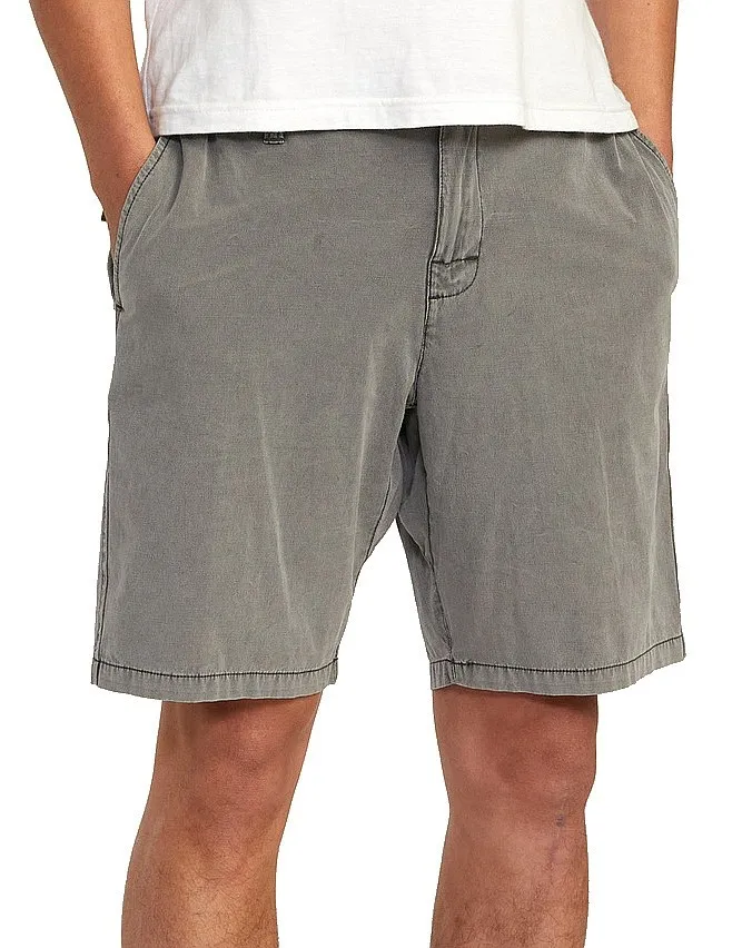 short RVCA All Time Coastal Rinsed Hybrid - Pirate Black - men´s