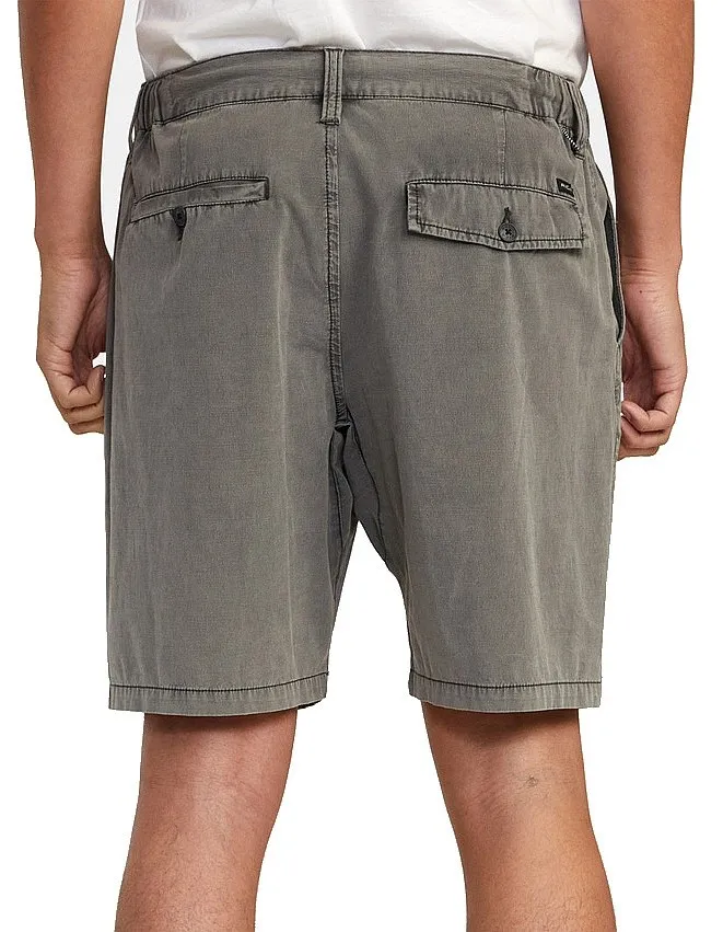 short RVCA All Time Coastal Rinsed Hybrid - Pirate Black - men´s